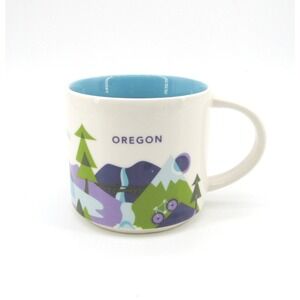 Starbucks OREGON You Are Here Collection 2015 Coffee Tea Mug Cup 14 oz